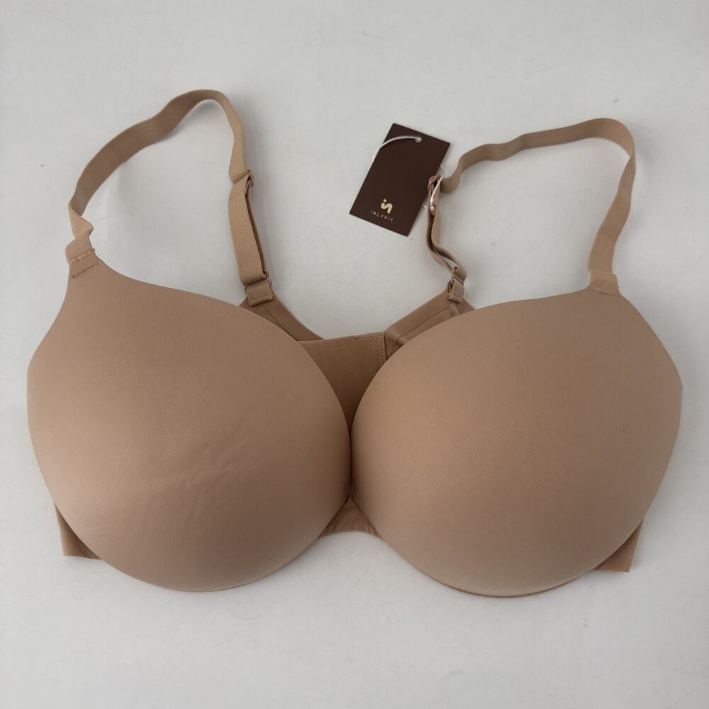 INLYRIC Women's Push Up Bra Beige Size 38C